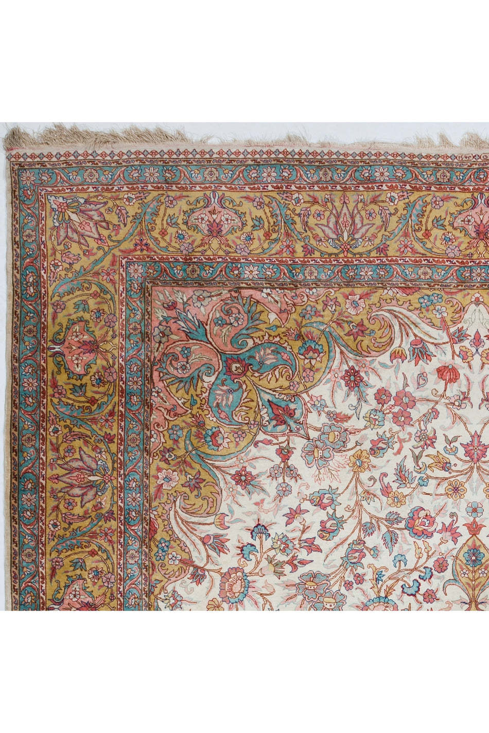 Tekin 220x335 Cm 100% Silk Eski Magnificent El Yapimi Kayseri Rug