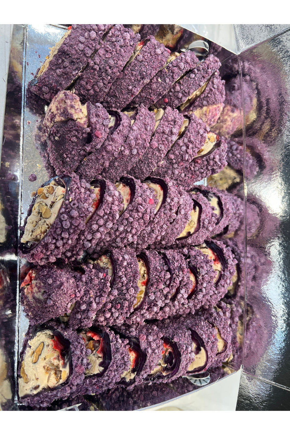 forevers Blackberry Flavored Almond Premium Turkish Delight 1 kg - MALLTURK
