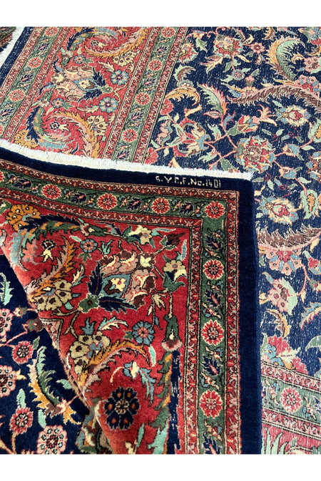 RD RAMAZAN DAG Hand Rug Art Hand-Woven Sivas Prison Workshop Hereke Viyana Pattern Collector Piece Size 345x245 - MALLTURK