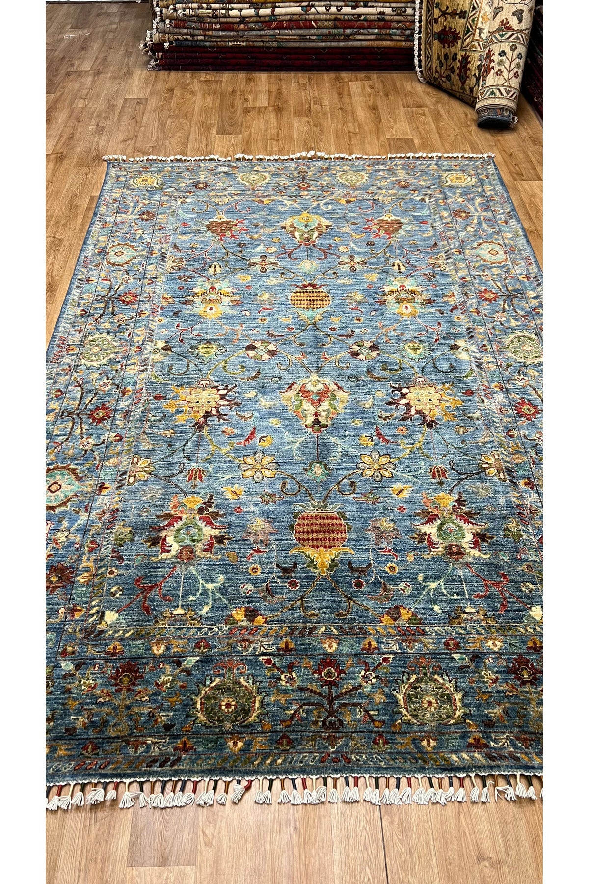 Turkmen Rug Hand-Woven Afghan Rug