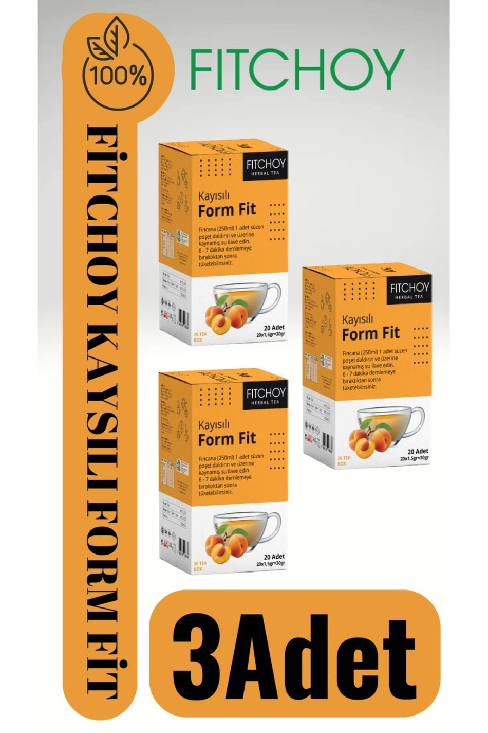 Fitchoy Apricot Flavored Slimming Tea