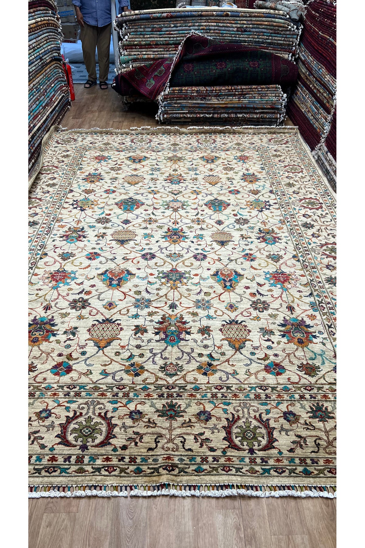 Turkmen Rug Hand-Woven Afghan Rug - MALLTURK