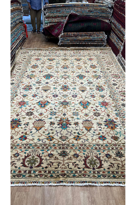 Turkmen Rug Hand-Woven Afghan Rug - MALLTURK