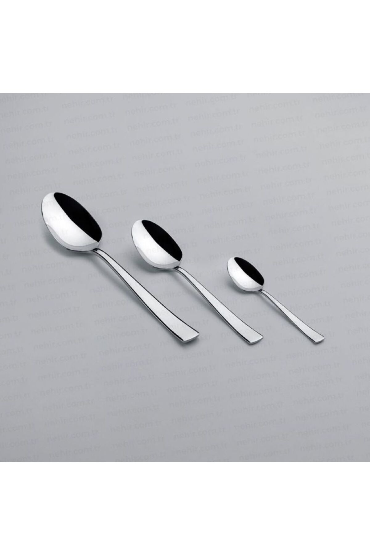 Nehir deniz Plain Model 89 prc Flatware Set Boxed - MALLTURK