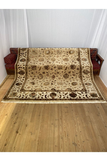 SIRVAN Rug Hand-Woven Usak Rug-274 X 365 - MALLTURK