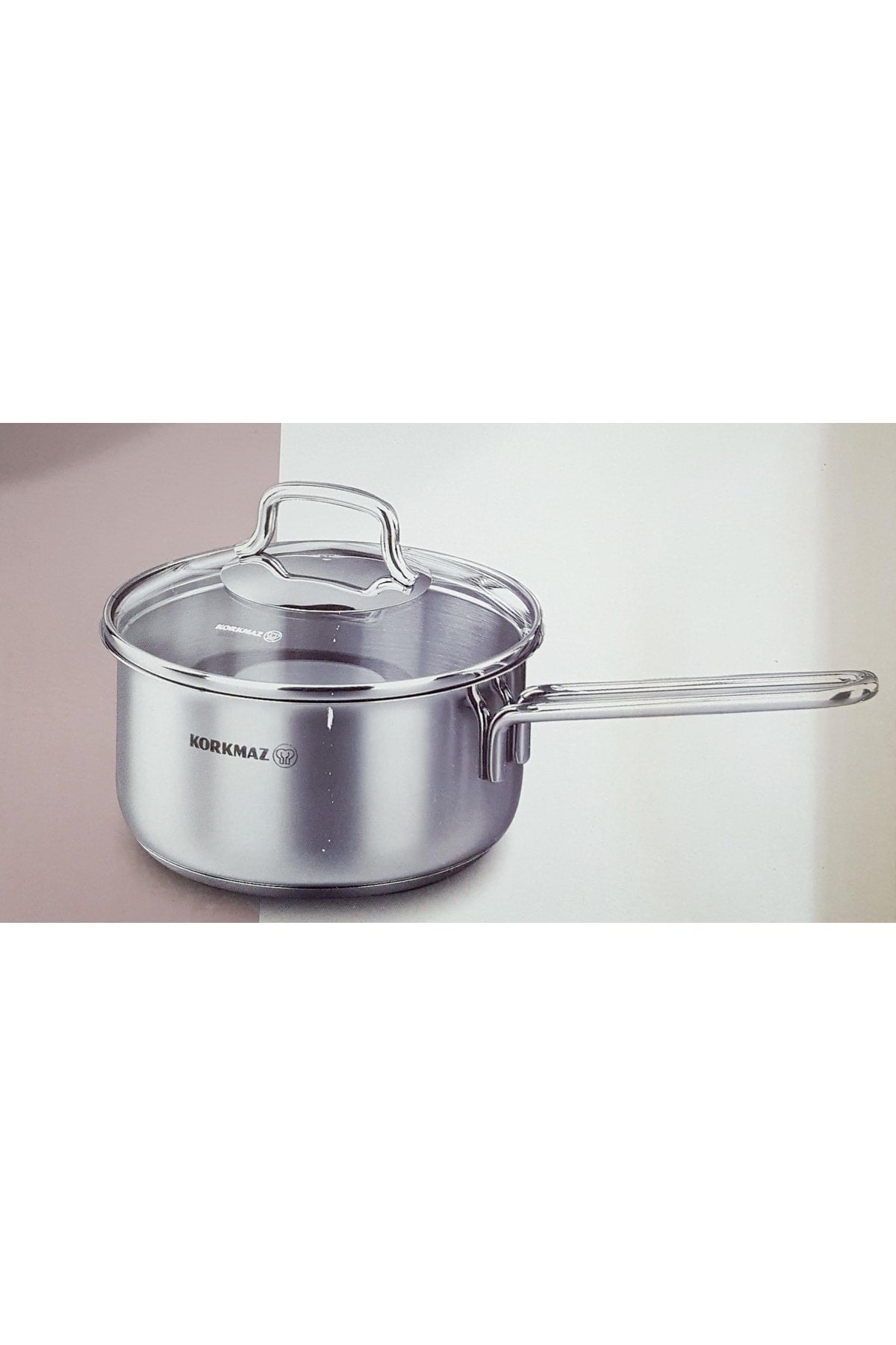 KORKMAZ Saucepan Cam with Lid