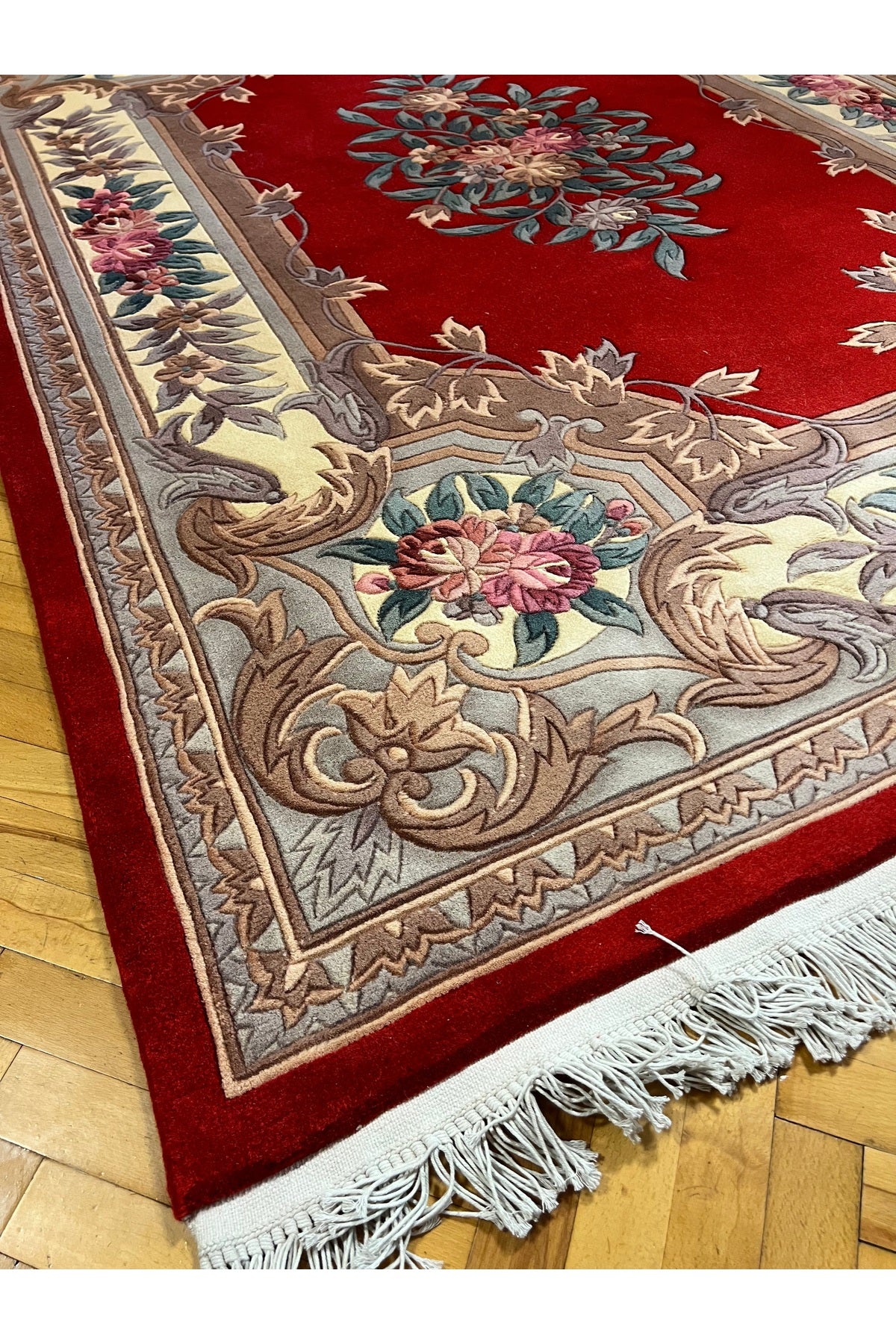RD RAMAZAN DAG Hand Rug Art Hand-Woven Embossed Chinese Rug Premium Quality Wool Weave Size 240x170 - MALLTURK