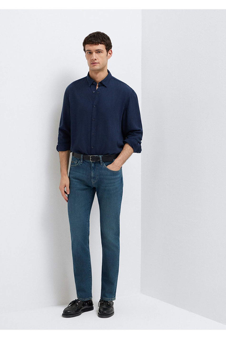 Marcus Pro Dark indigo Mavi Jeans 00351A1735 - MALLTURK