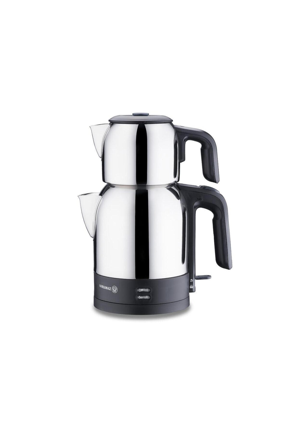 KORKMAZ Demkolik Electric Kettle inox Black-Gray 1.8 lt A359-08 - MALLTURK