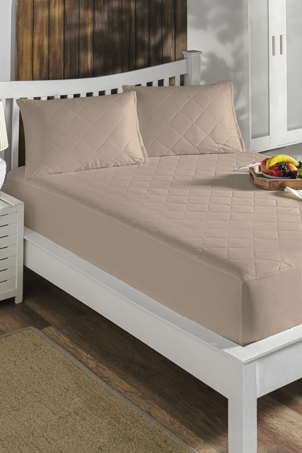 LIV CALISTA Waterproof Cotton Quilted Fitted Mattress Protector - MALLTURK