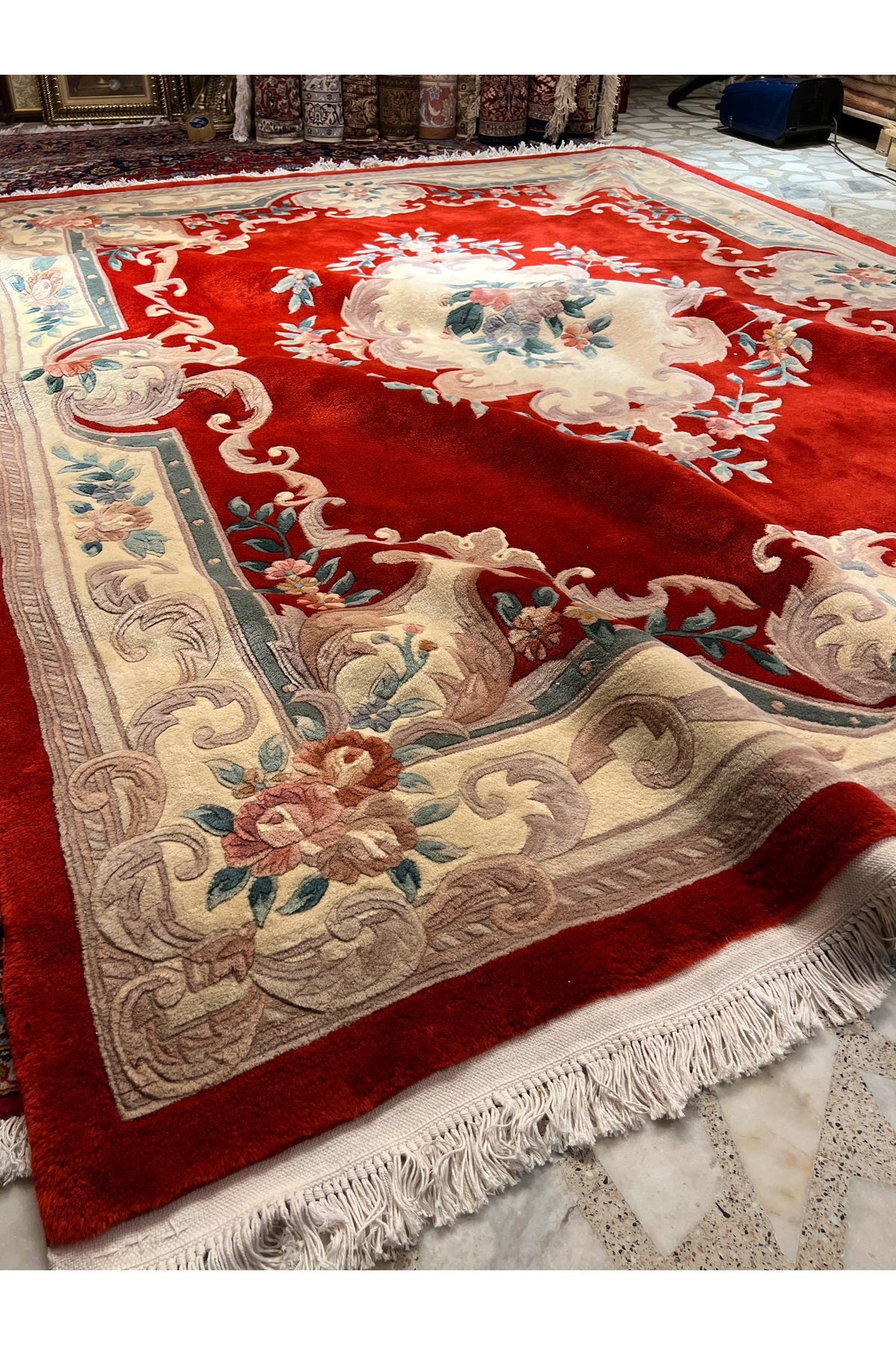 RD RAMAZAN DAG Hand Rug Art Hand-Woven Embossed Chinese Rug Premium Quality Size 310x246