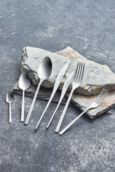 Karaca new everest 84 Piece 12 Place Setting elegance Boxed Flatware Set - MALLTURK