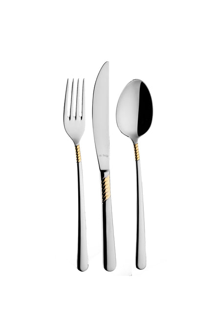 Aryildiz a la prestige plus 84 Piece 12 Place Setting Flatware Set - MALLTURK
