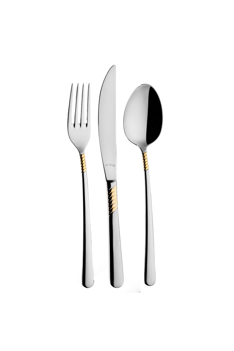 Aryildiz a la prestige plus 84 Piece 12 Place Setting Flatware Set - MALLTURK