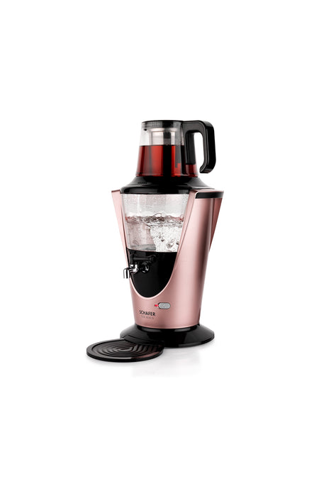 Schafer Tee Haus New Generation Electric Glass Samovar - Rosegold - MALLTURK
