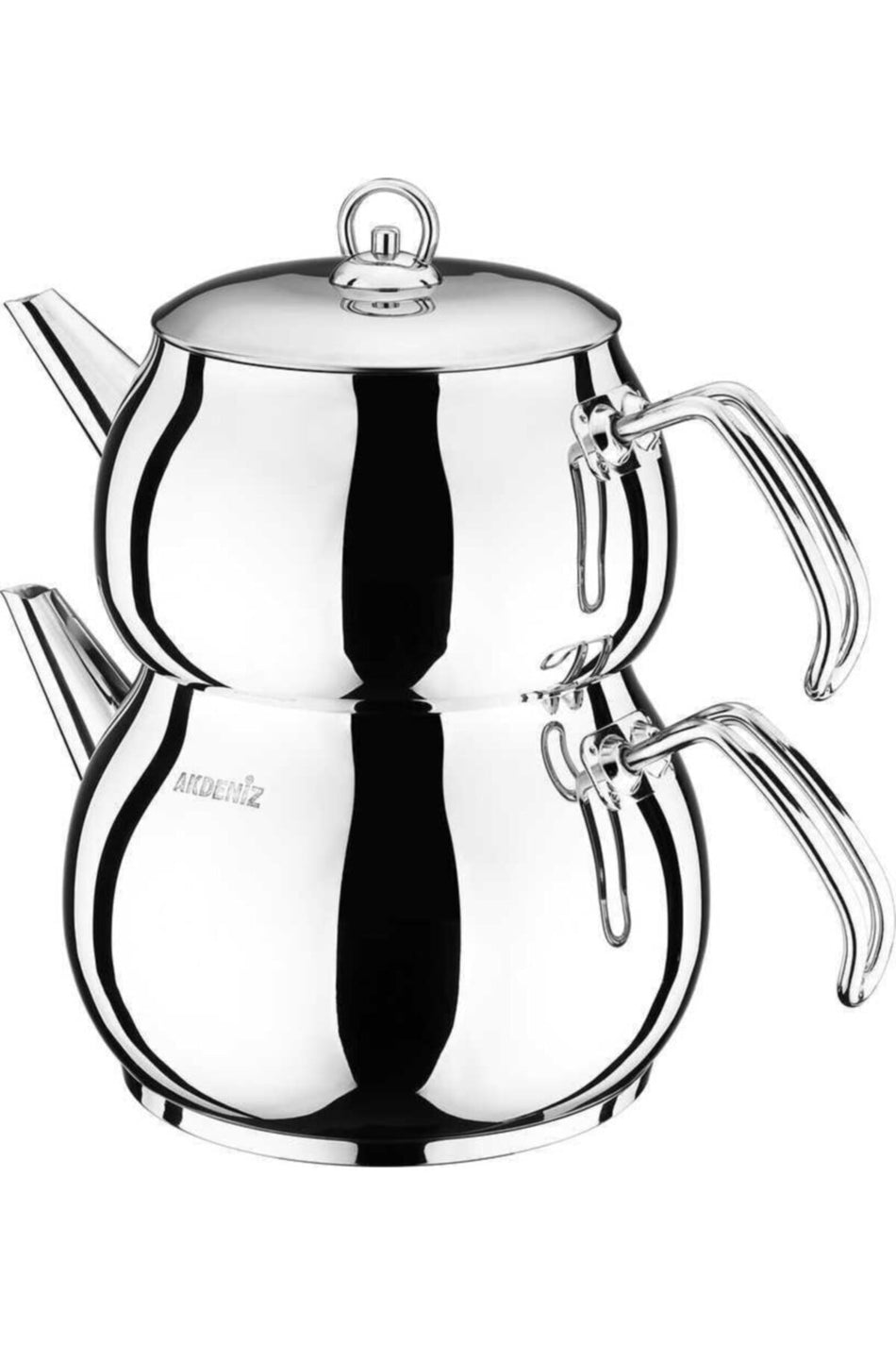 Akdeniz Sphere Metal Handle Teapot Set 1.10lt.-1.75lt.