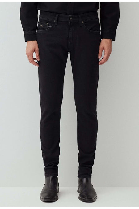 Mavi M0042487866 James Lux Black Anthracite Smoke Jean Pants Men's Denim Trousers BLACK - MALLTURK