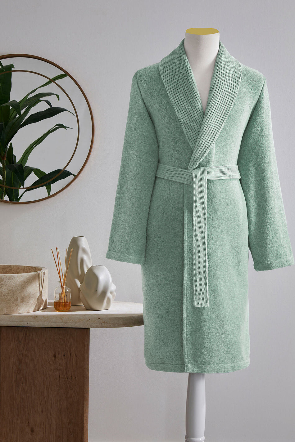 Ozdilek Palma Shawl Collar Bathrobe - MALLTURK