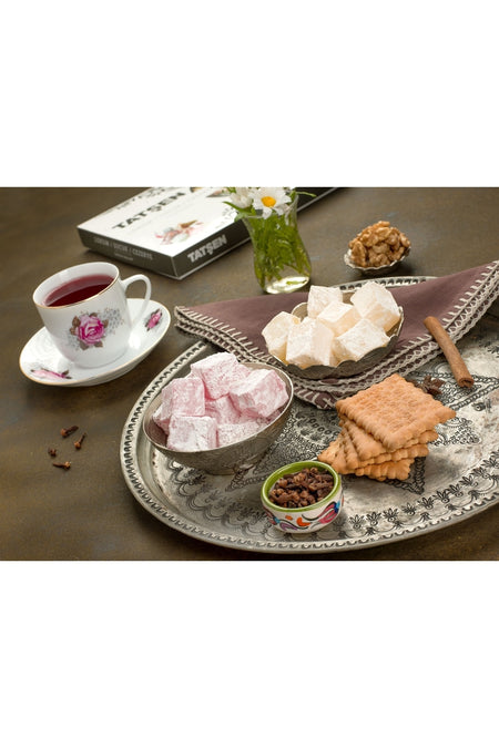 Tatsen Gida Rose Flavored Turkish Delight 500 g - MALLTURK