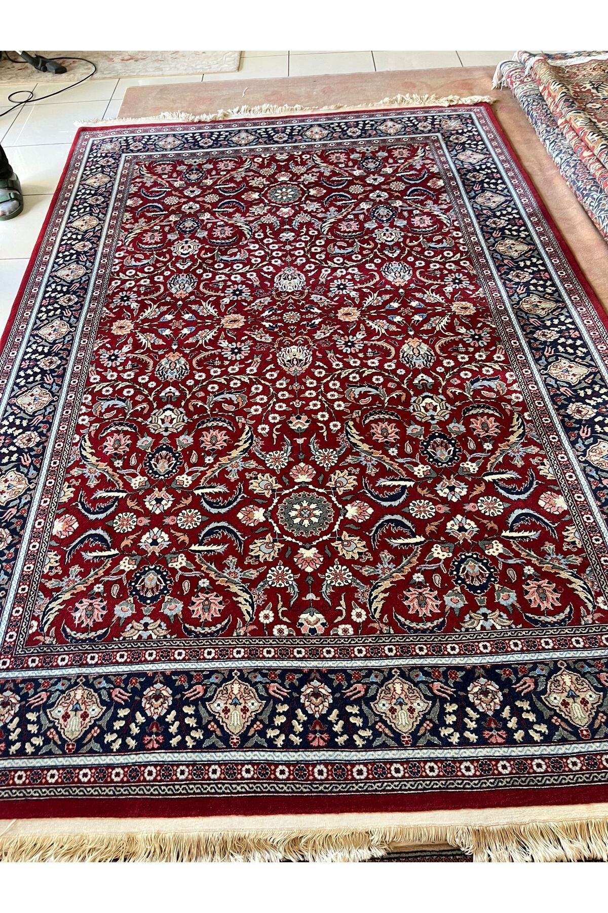 RD RAMAZAN DAG Hand Rug Art Hand-Woven Hereke Rug Signed Premium Quality 300x200 - MALLTURK