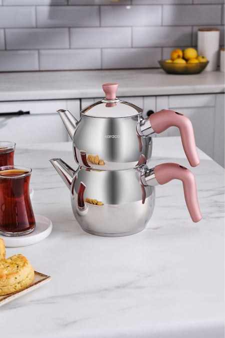 Karaca Maya induction Base Midi Teapot Set - MALLTURK