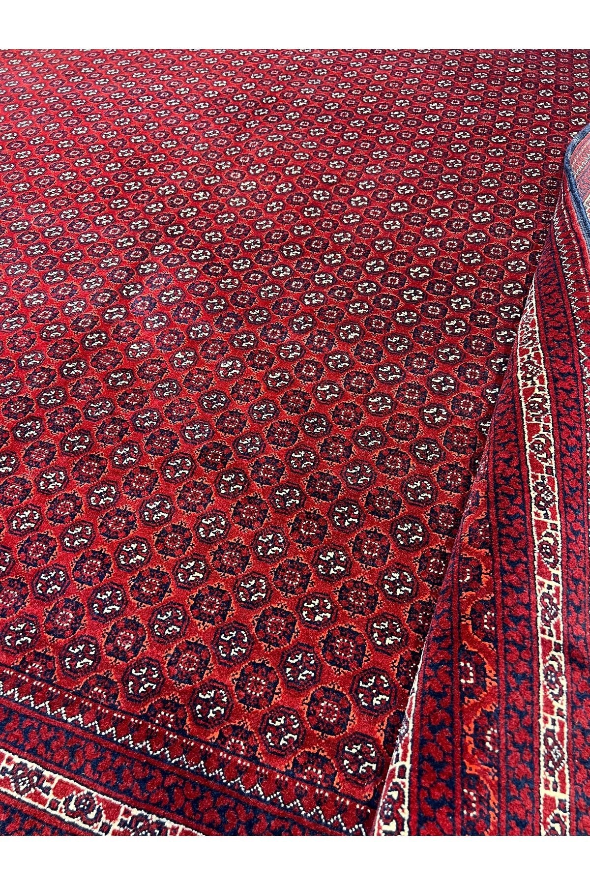 RD RAMAZAN DAG Hand Rug Art Hand-Woven Afgan Haca Roshnai Rug Premium Quality Size 390x300 - MALLTURK