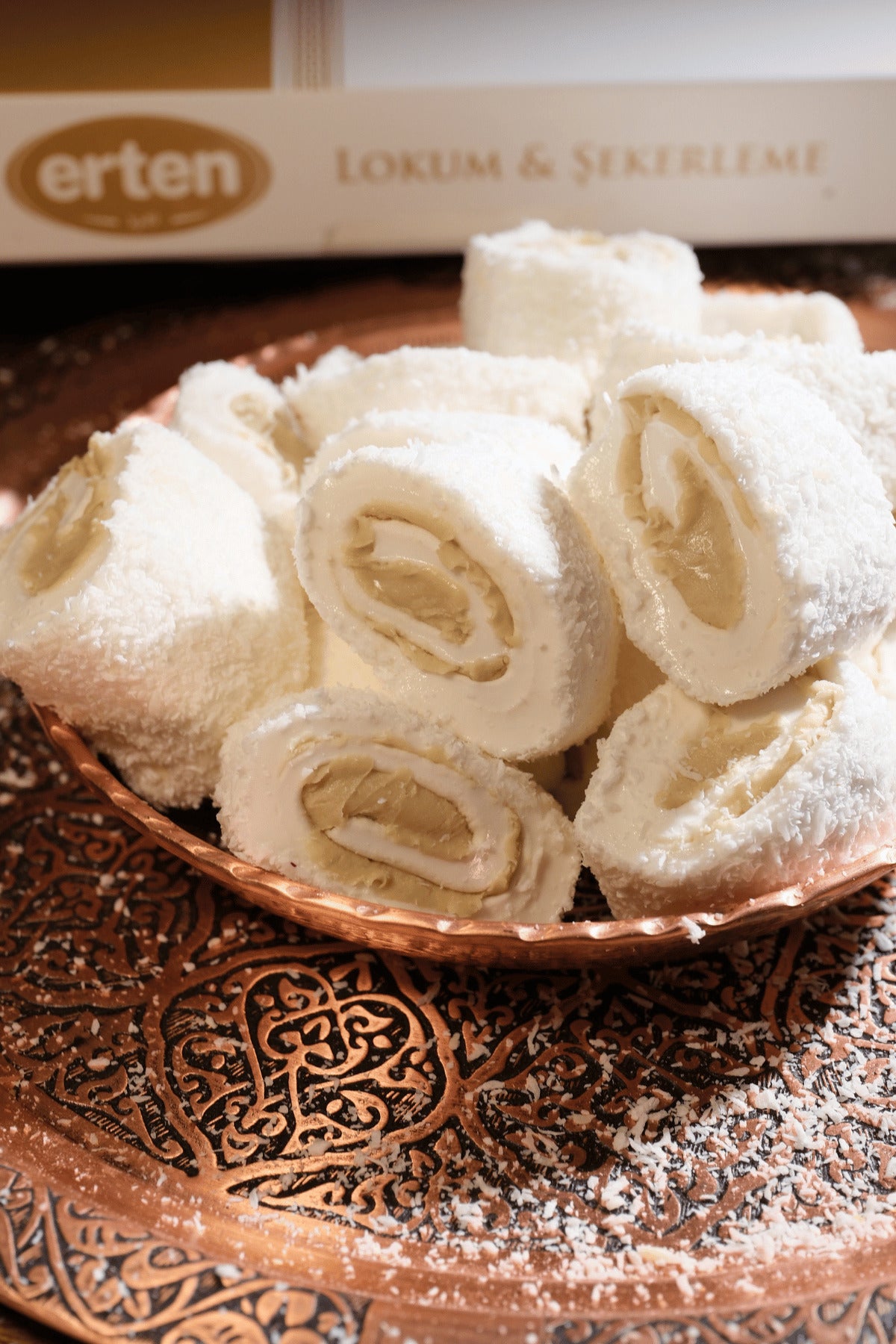 Erten sekerleme tahinli Turkish Delight 1 kg - MALLTURK