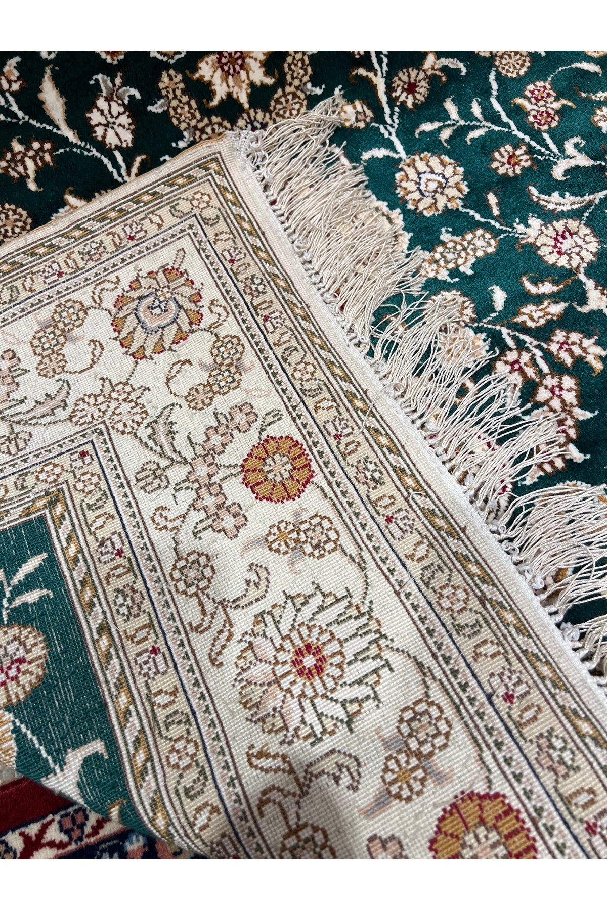 RD RAMAZAN DAG Hand Rug Art Hand-Woven Chinese Silk Rug 190x1.20 - MALLTURK