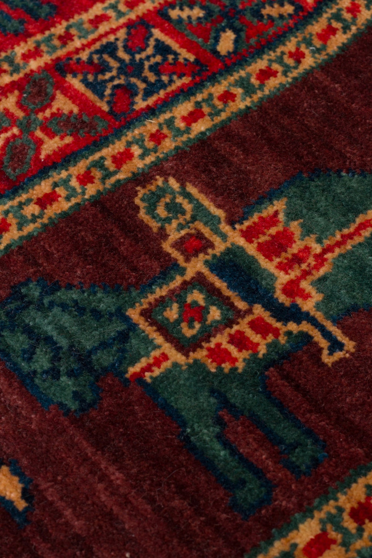 Kalesta Rug Rustik 08 Violet Natural Wool with Special Looms Hand-Woven Techniques with Produced Living Room Rug - MALLTURK