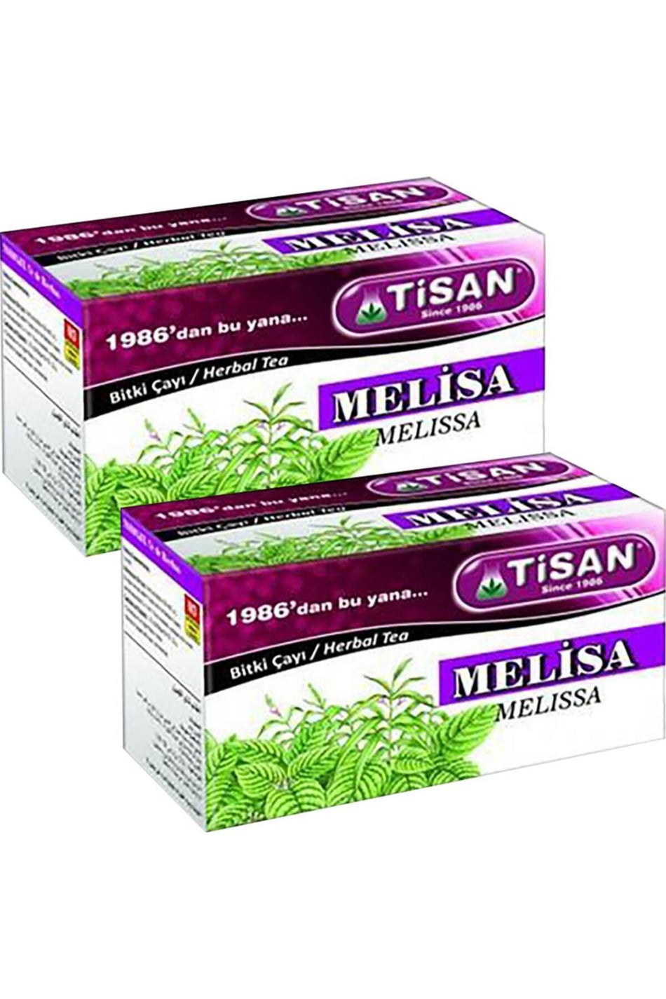 Tisan Melissa Herbal Filter Tea Bags 2 x 20 Pack