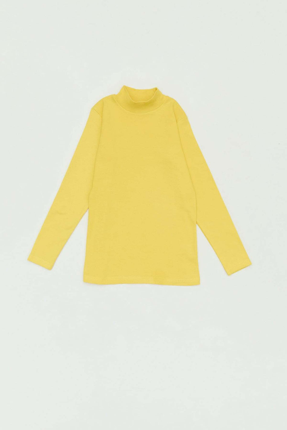 Basic Stand Collar Girl's Bodysuit