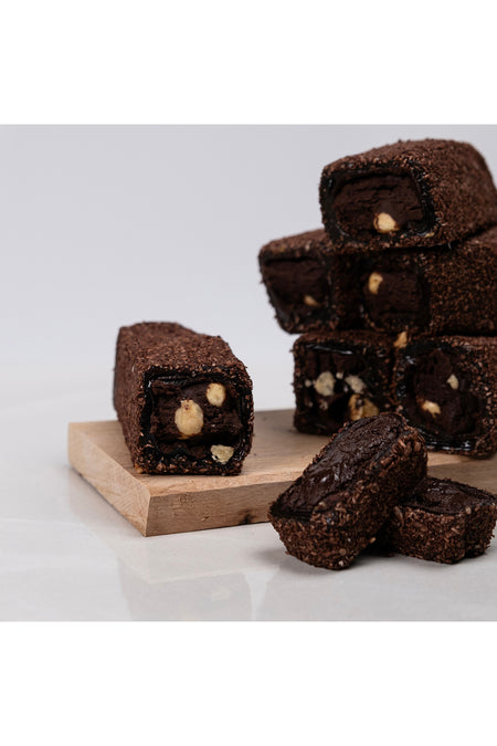 Leblebi Carsisi browni Hazelnut Turkish Delight 250g - MALLTURK