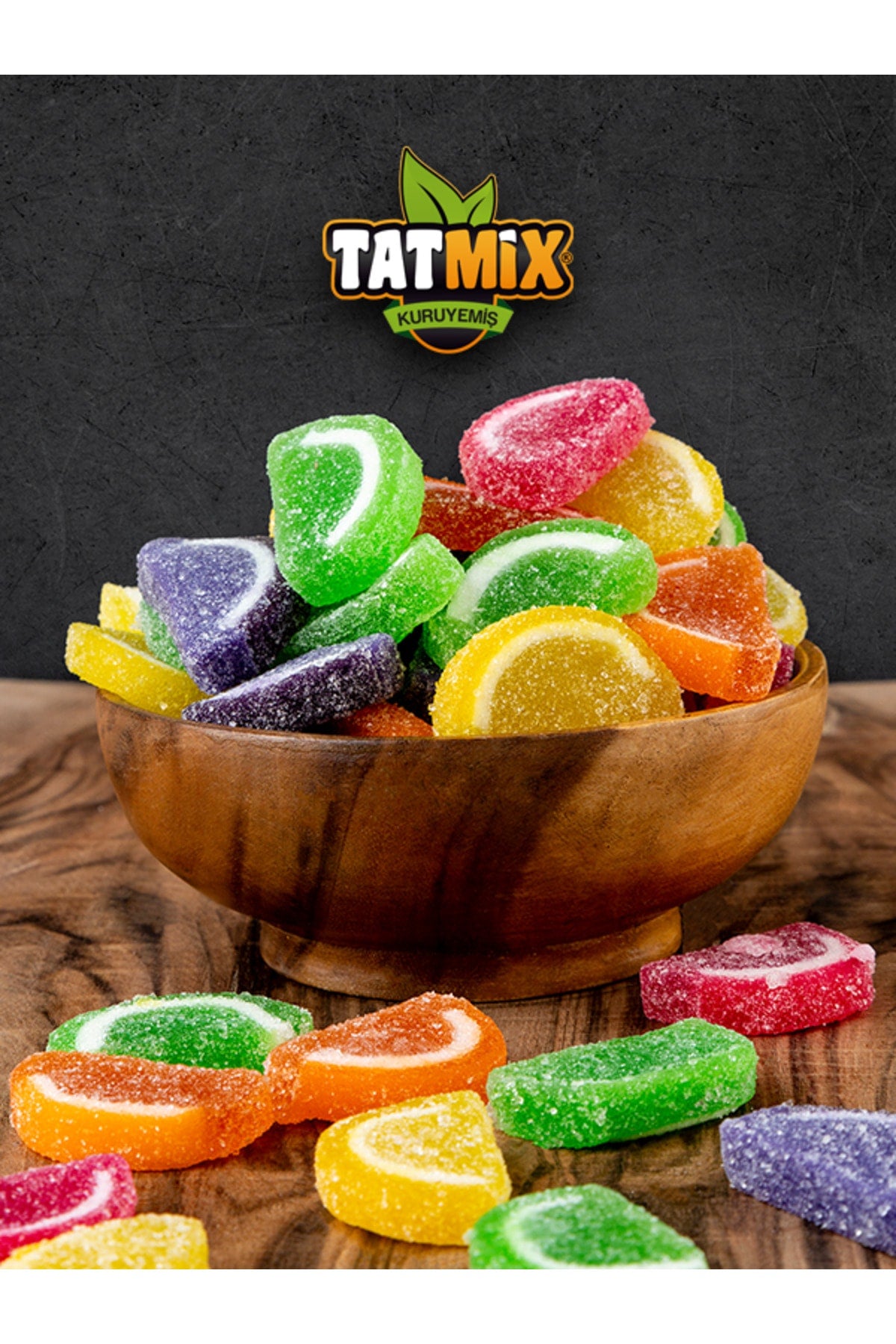 Tatmix Fruit Sliced Jelly Turkish Delight 500gr