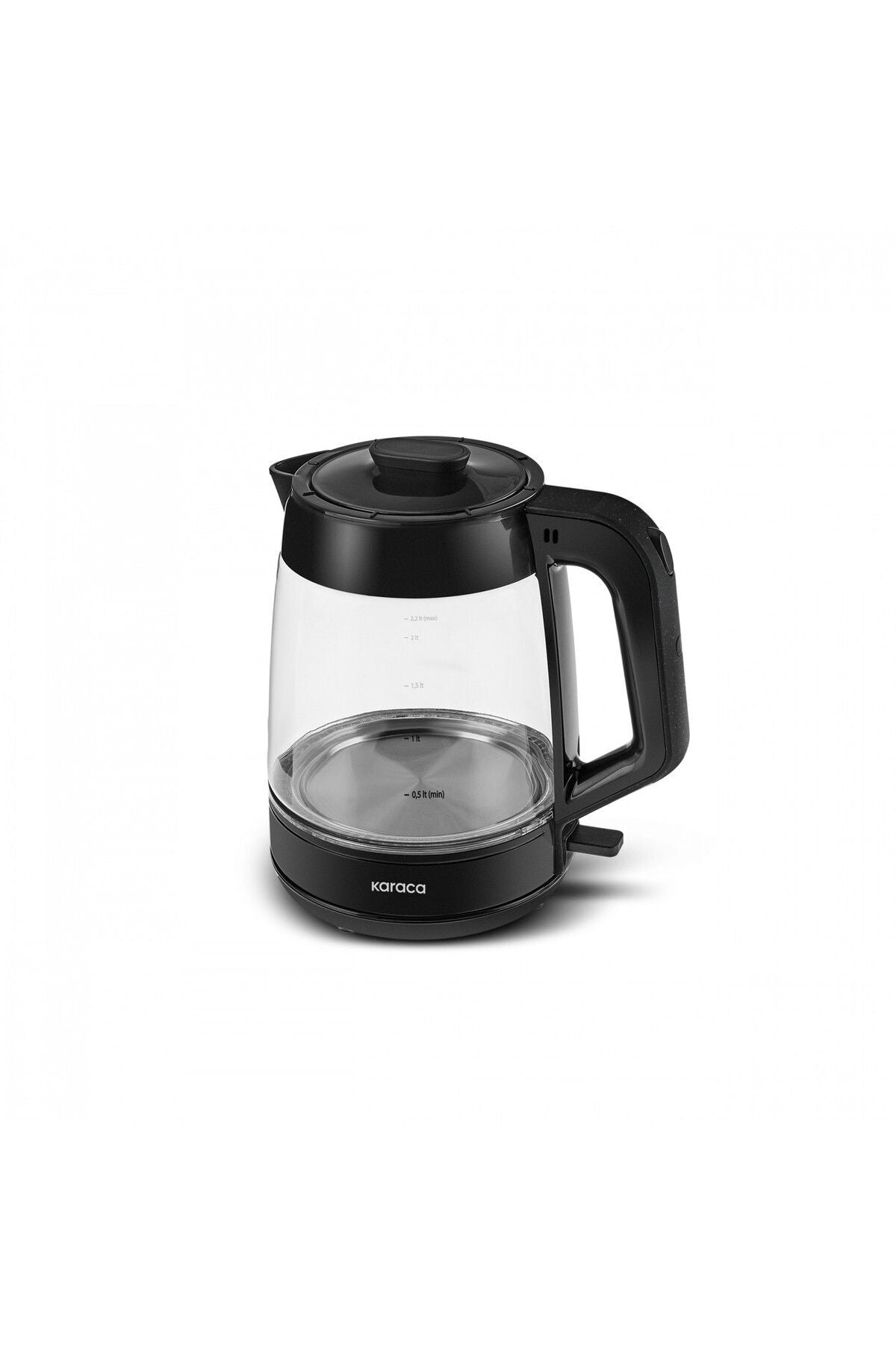 Karaca 2-in-1 3.1 LT Glass Tea and Water Kettle, Space Gray, 1900W - MALLTURK