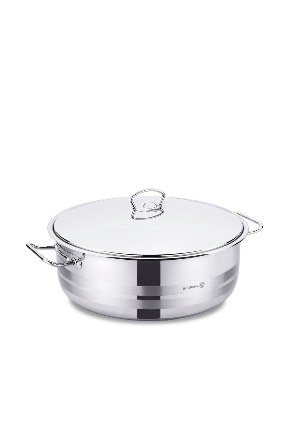 KORKMAZ Mega Ekstra Shallow Pot