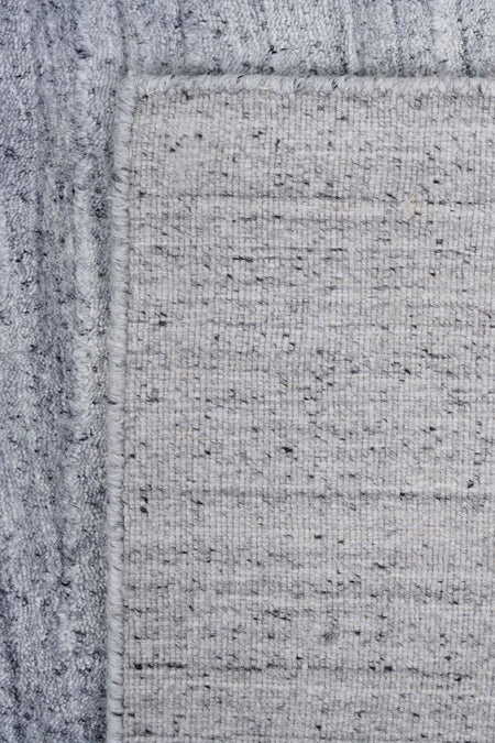Naar Hali Mao KC 1717 Grey Modern Handwoven Bamboo Rug - MALLTURK