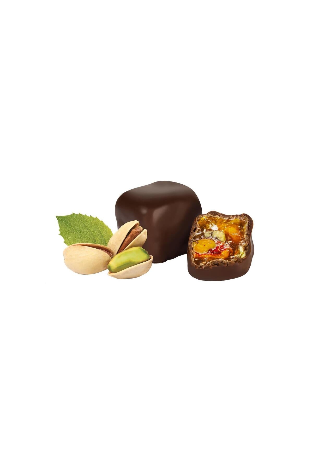 Melodi cikolata melodi bitter Chocolate Extra Pistachio Turkish Delight 250 g - MALLTURK