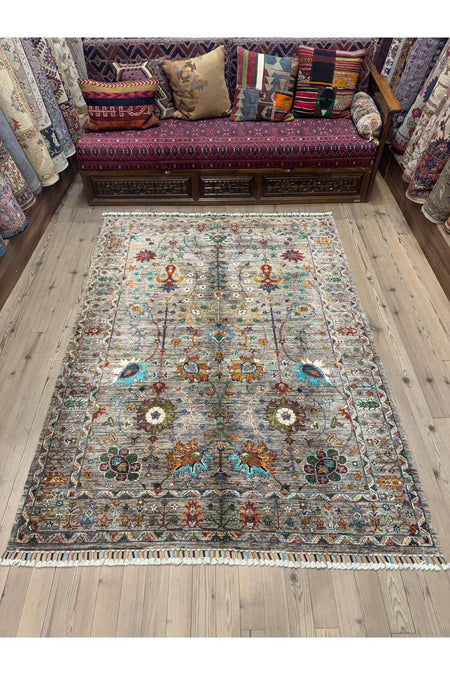 SIRVAN Rug Hand-Woven Afghan Rug - 202 x 149