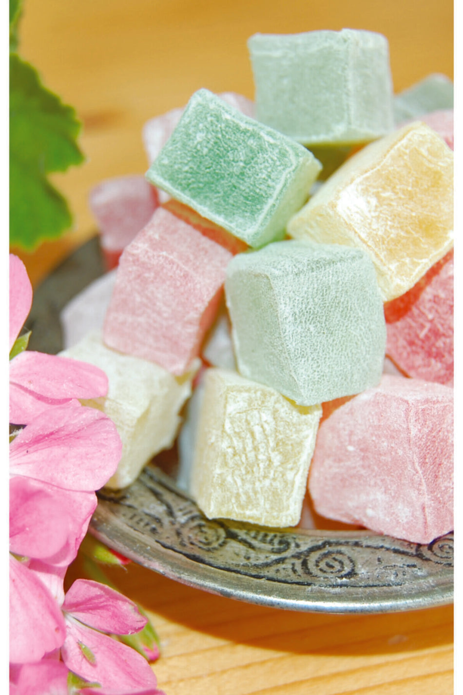 Necim Oksuz Lokum- Cezerye Fruit Flavored Mini Turkish Delight 500gr - MALLTURK