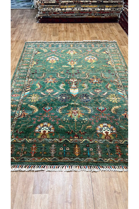 Turkmen Rug Hand-Woven Afghan Rug