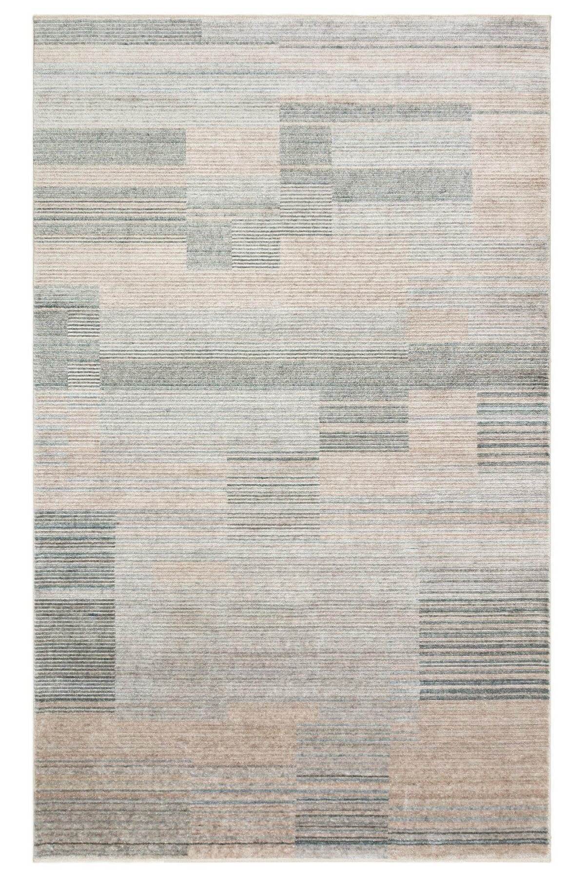 Akbel Carpet & Bedding Exclusive Home Design Otto TT 01 SKY Mink - Handcrafted, Non-shedding and Easy-to-Clean Modern Black Loom Carpet - MALLTURK