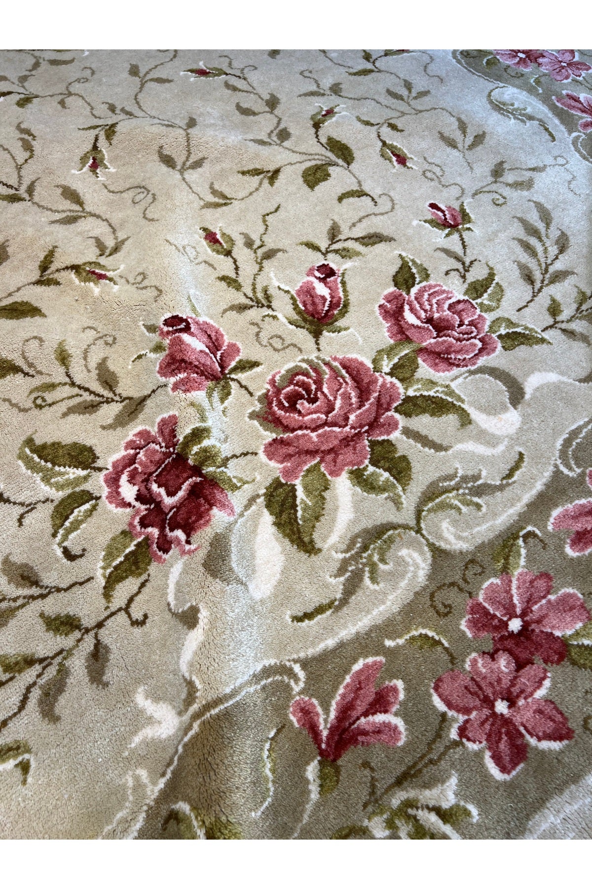 RD RAMAZAN DAG Hand Rug Art Hand-Woven Usak Rug Premium Quality Wool Weave Size 280x227 - MALLTURK