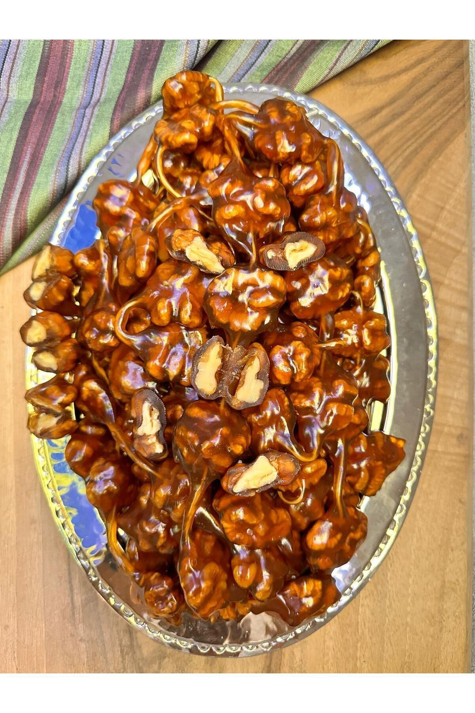 Flavourbest gastronomi city 27 Walnut Grape Molasses Confection seker ilavesiz Pistachio ozel yapim 250 g - MALLTURK