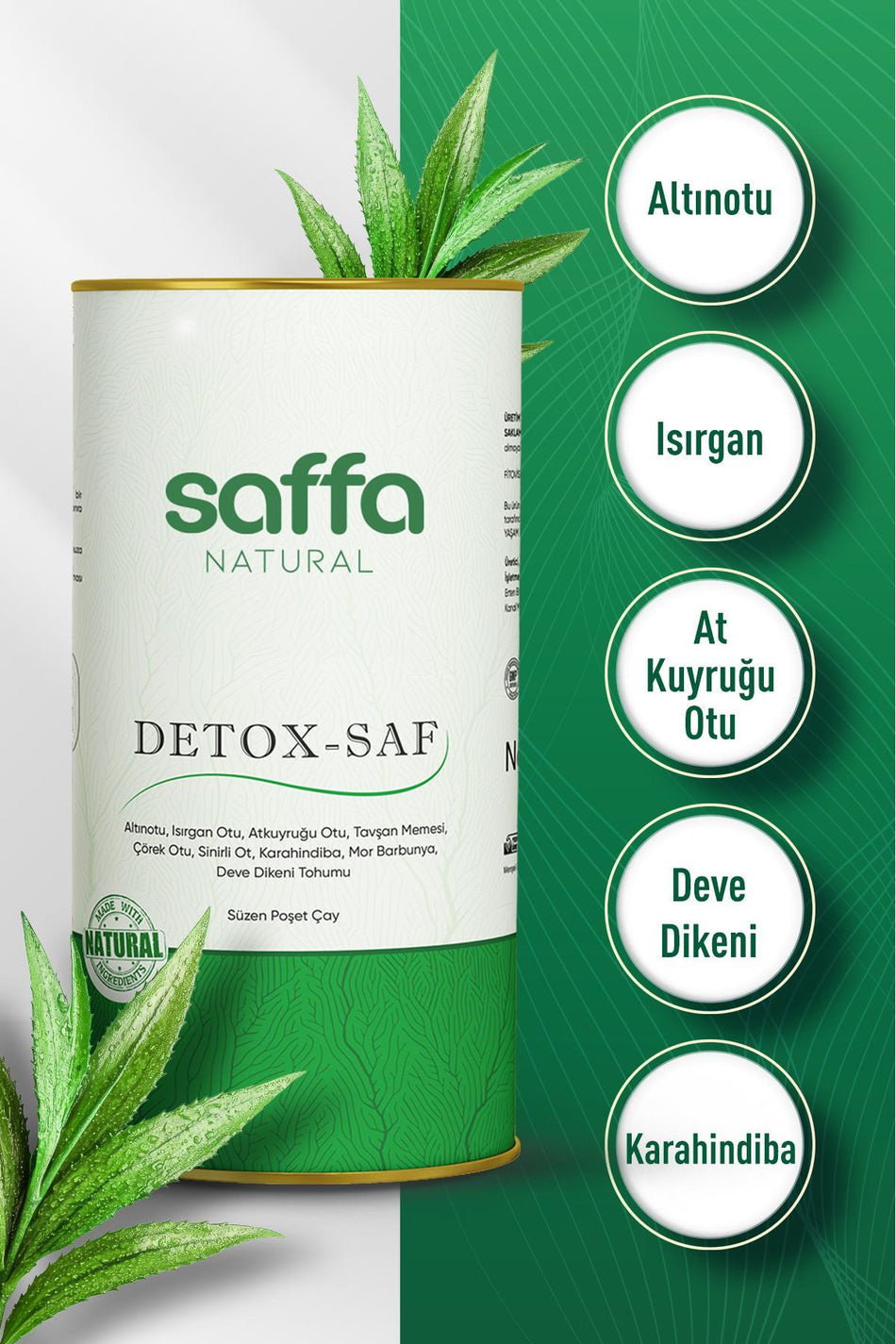 TÈ SAFFA NATURAL LiVA-SAF (60 FILTRI NATURALI)