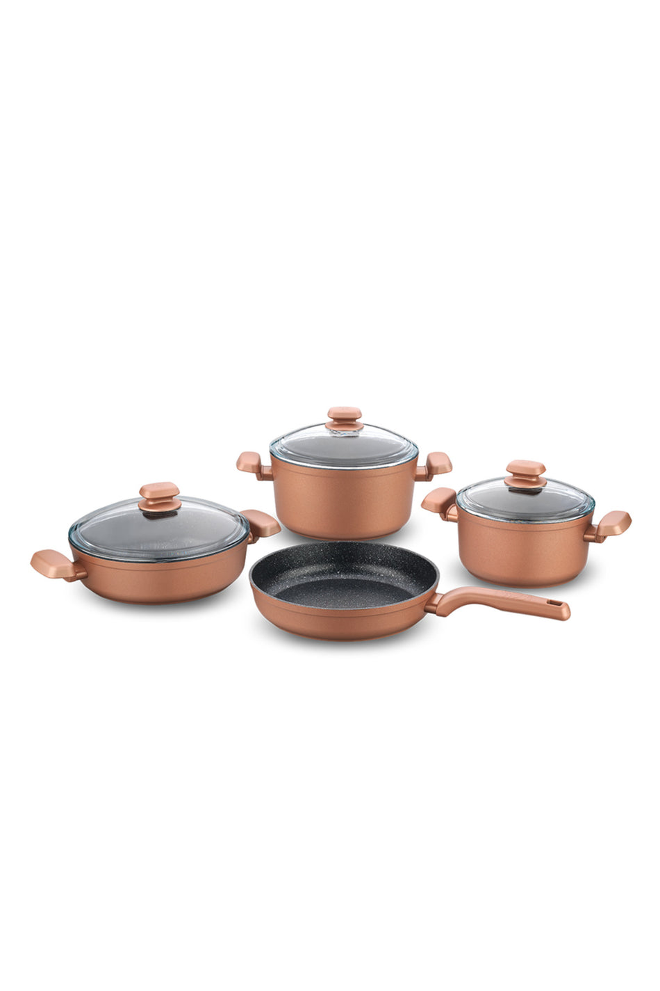 KORKMAZ Helena 7 Piece Cookware Set