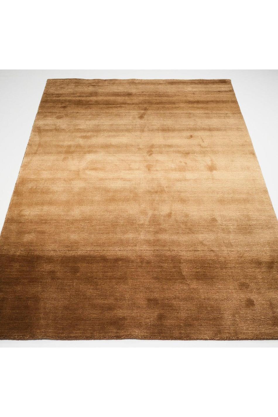 Alfombra tejida a mano Halicızade Focus Series de patrón sencillo - Focus marrón