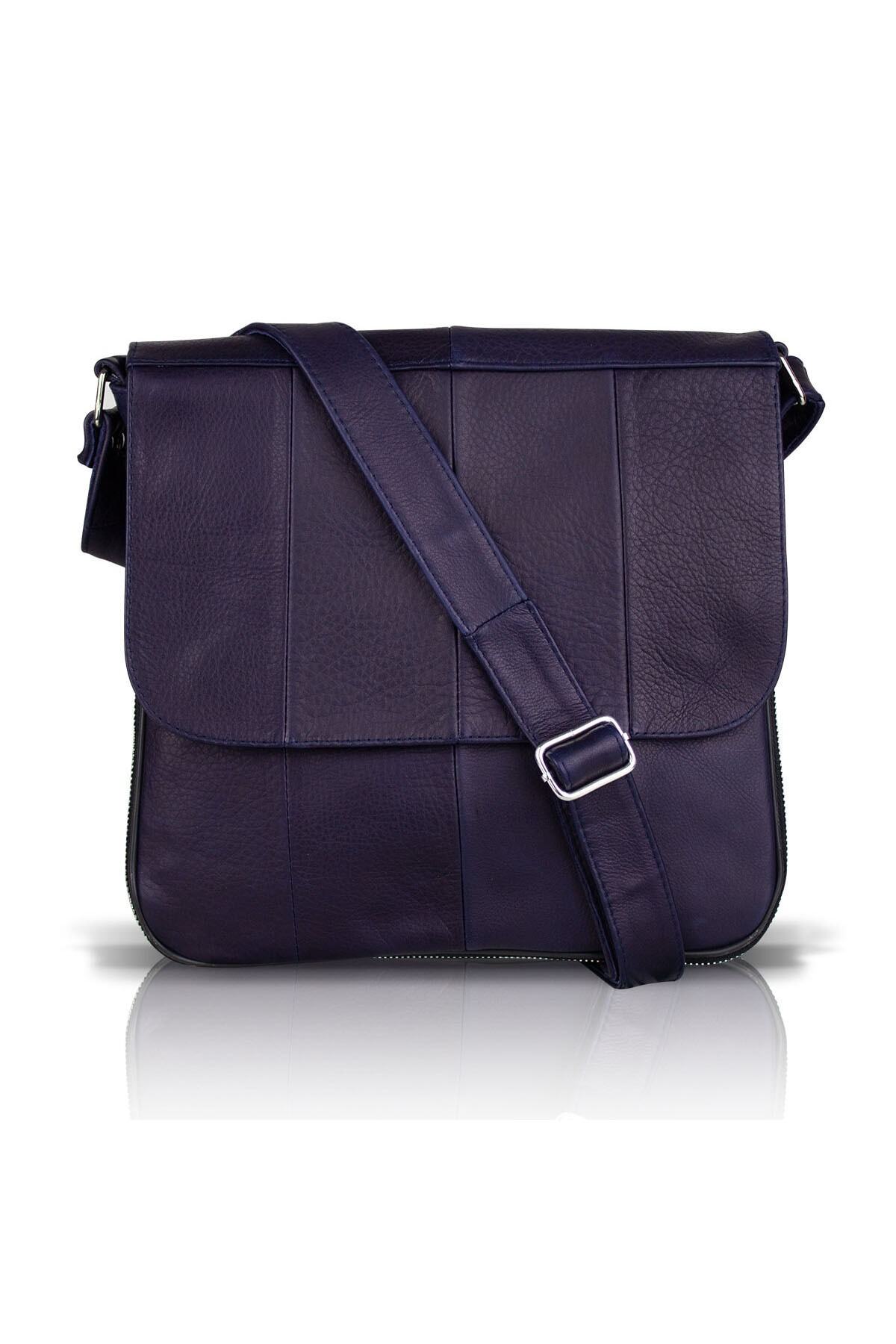 Fubileather Crossman Genuine Leather Unisex Crossbody Messenger Bag