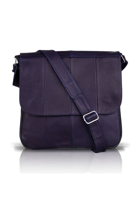 Fubileather Crossman Genuine Leather Unisex Crossbody Messenger Bag