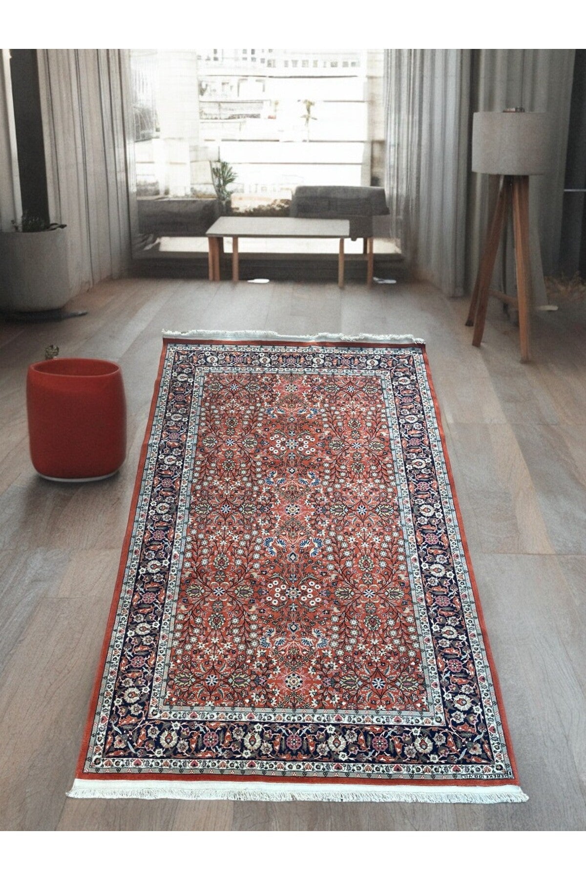 SIRVAN Rug Hand-Woven Hereke Rug - 150x258 - MALLTURK