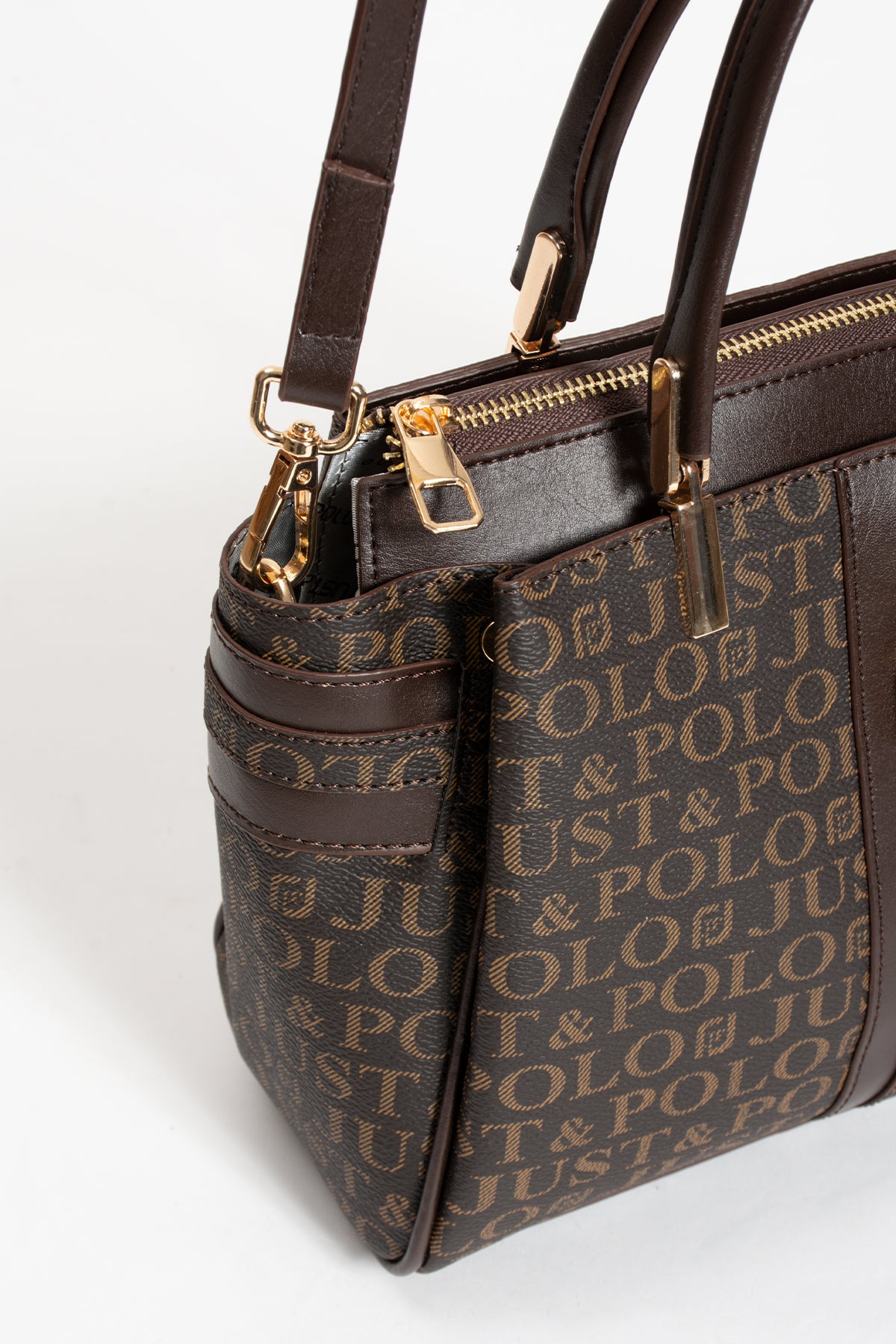 Just Polo Women's Handbag New Season Brown Bag - MALLTURK